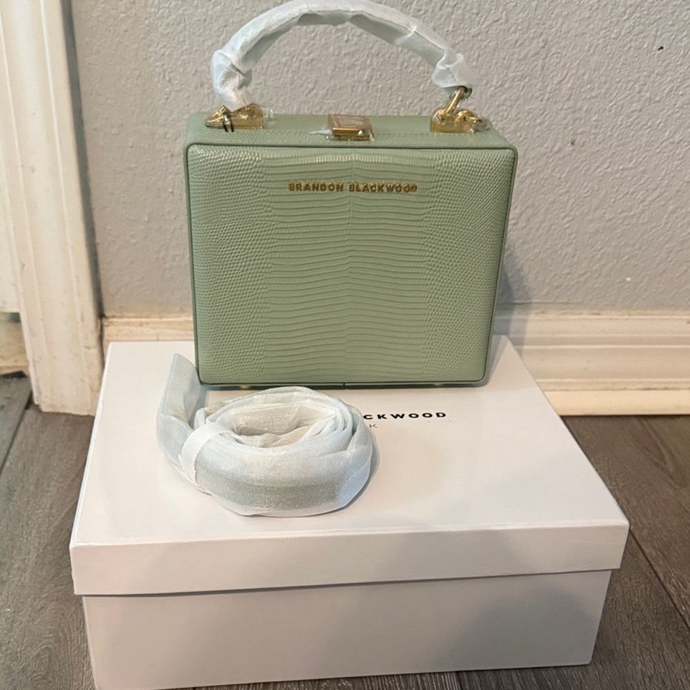 Brandon Blackwood Kendrick Standard Trunk - lizard Mint Green